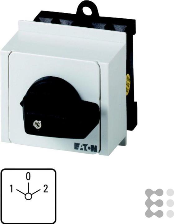 Produktbild Eaton T0-2-8211/IVS Elektroschalter Kippschalter 2P Schwarz