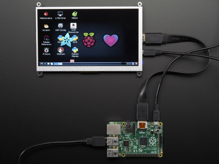 Actual product image Adafruit Monitor 7" (Display)