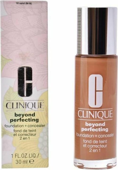 Actual product image Clinique Beyond Perfecting Foundation + Concealer (18 Sand)