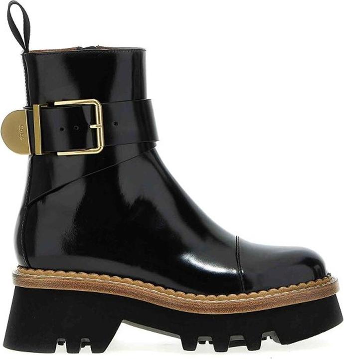 Actual product image Chloé Owena Leather Boots (37)
