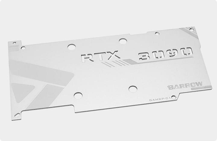 Barrow Backplate for GALAX/GAINWARD 3090 full coverage GPU Water Block - Silvery