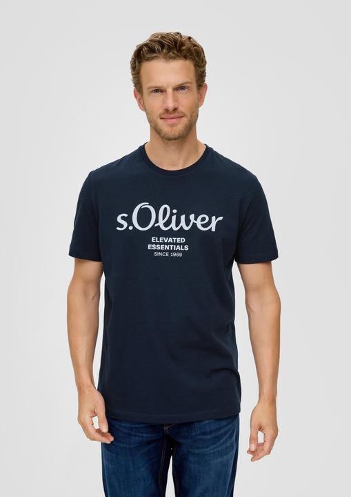 Produktbild S.Oliver T-Shirt Casual Bequem sitzend Logo T-Shirt (3XL)