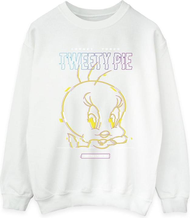 Looney Tunes Tweety Glitch Sweatshirt (S)