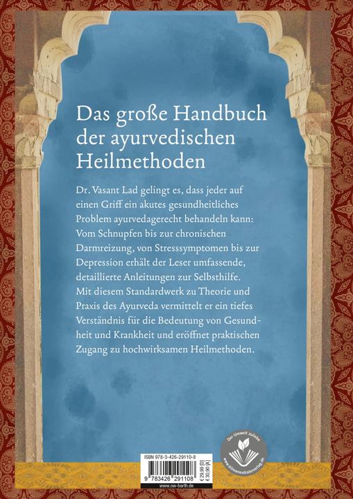 Produktbild Selbstheilung mit Ayurveda (Deutsch, Vasant Lad, Hildegard Höhr, Theo Kierdorf, 2010)