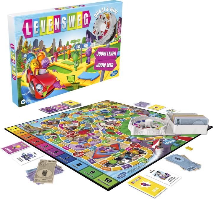 Actual product image Hasbro Gaming Spiel Des Lebens (Dutch)