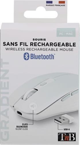 Productafbeelding T'nB Souris Sans Fil Bluetooth Gradient (Blauw) (Draadloze)