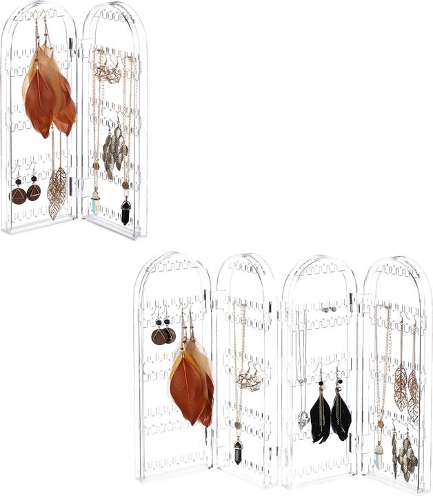 Actual product image Relaxdays Acrylic Jewellery Rack