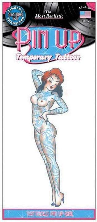 Image du produit Tinsley Transfers Tatouage de pinup girl