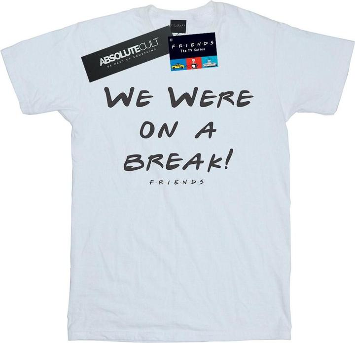 Friends We Were On A Break Text TShirt (3XL)