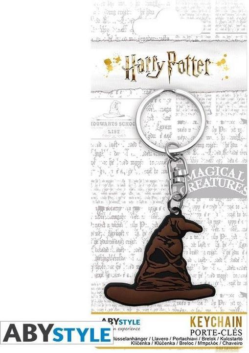 Actual product image ABYstyle HARRY POTTER - Keychain PVC Sorting Hat X4