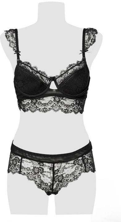 Productafbeelding Grey Velvet 2-delige balconette bh set (XL)