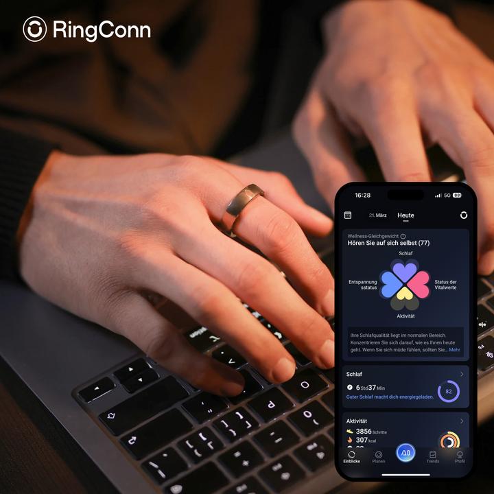 Immagine prodotto RingConn Smart Ring Gen 2 Air (14, Argento)