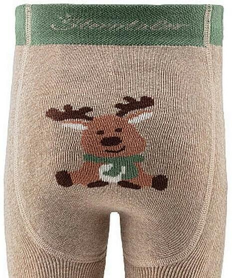 Produktbild Sterntaler Krabbel-Strumpfhosen Weihnacht Beige Gr. 80 (80)