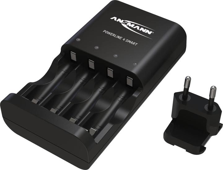 Produktbild Ansmann Akku-Ladeger?t Powerline NiMH/NiCD Mignon AA/Micro AAA (1 Stk., Ladegerät inkl. Akku)