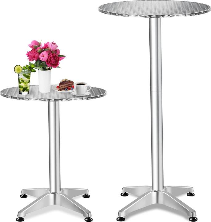 Image du produit tectake Tables de bistrot (Ø 60 x 110 cm)