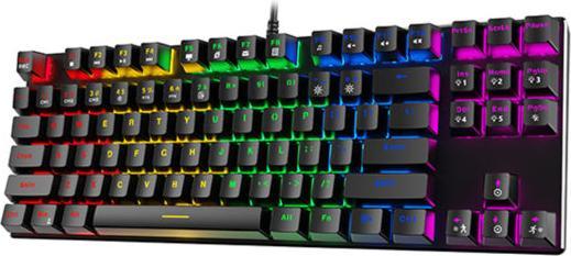 Actual product image Havit KB435L keyboard USB QWERTY Black (Eng. Int., Cable)
