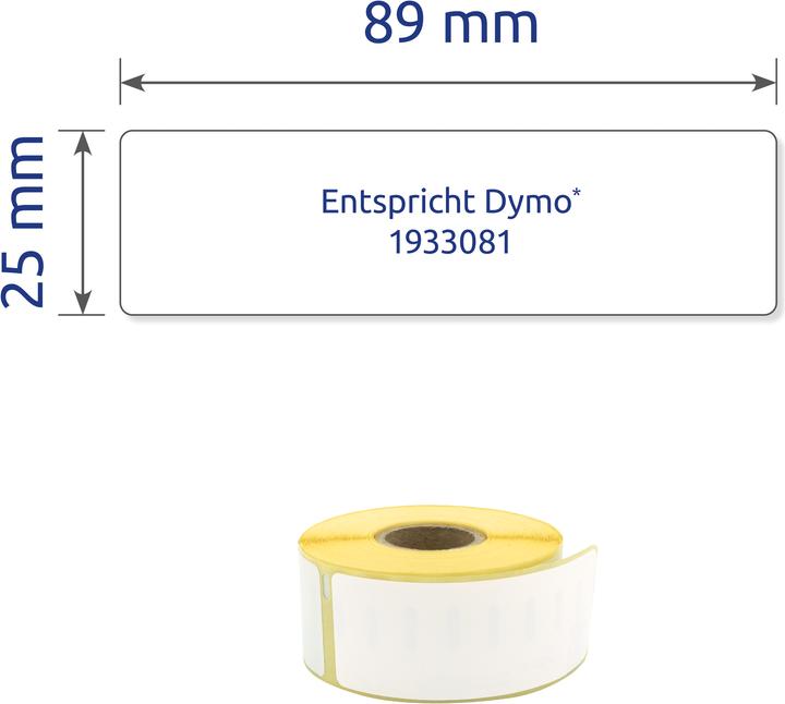 Immagine prodotto Avery etichette per sal (rotolo) 89 x 25 mm foglio 1 set