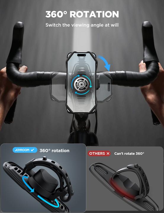 Image du produit Joyroom Support de téléphone en silicone pour vélo