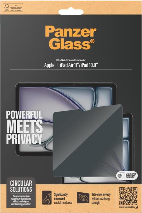Produktbild PanzerGlass Privacy Screen Protector (1 Stück, iPad Air, IPad 10.9")