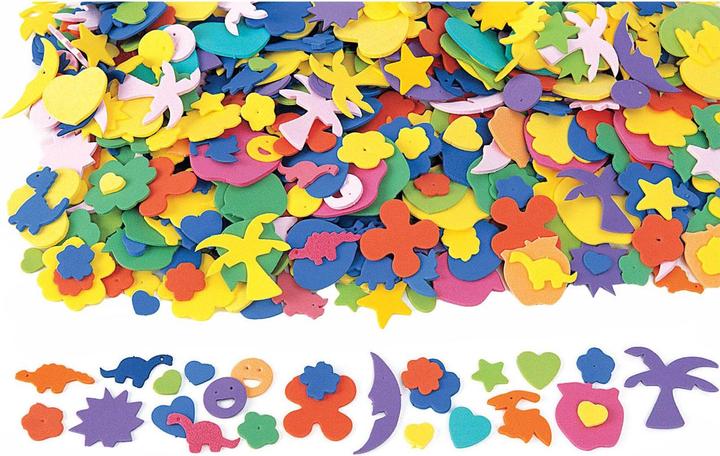 Colorations Divertenti figure in gommapiuma, 1000 pezzi.