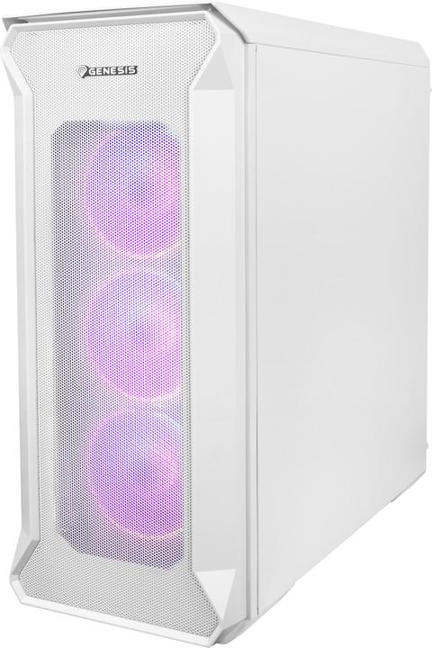 Image du produit Genesis NATEC PC case Irid 505 ARGB Baltas midi Tower (mATX, ATX, Mini-ATX)
