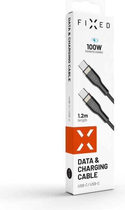 Produktbild Fixed Geflochtenes Kabel USB-C/USB-C (1.20 m, USB 1.0, 100 W)