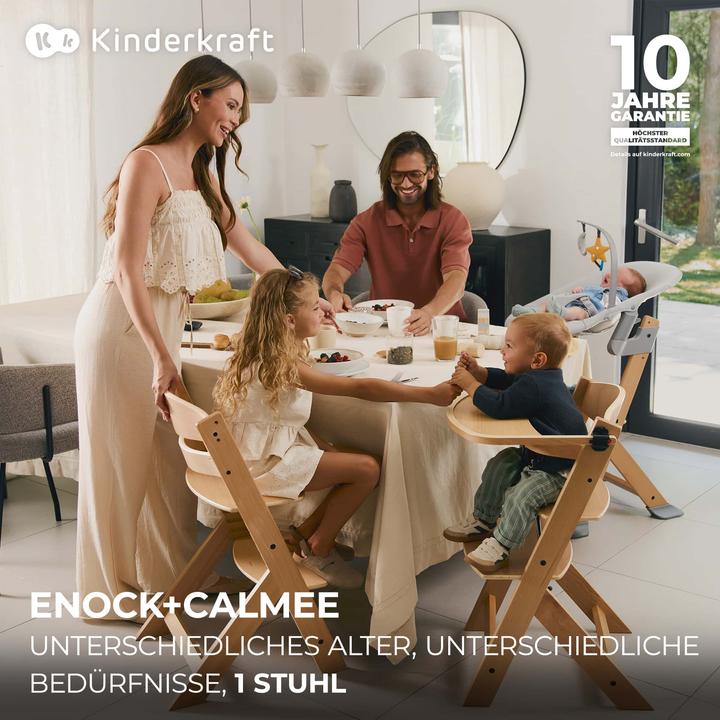 Image du produit KinderKraft Enock + fonction chaise longue Calmee (Chaise haute)