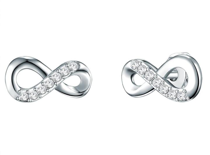Lulu & Jane Damen Ohrringe Infinity Messing - 35352 (Messing)