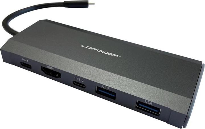 LC-Power HUB-C-MULTI-7-M2 USB-C-Hub/M2 M.2-SSD retail (USB-C, 5 Ports)