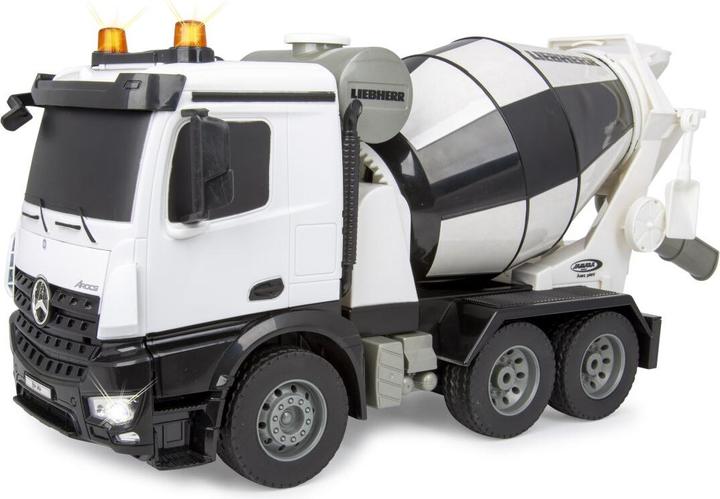 Image du produit Jamara Camion malaxeur Mercedes-Benz Arocs Liebherr 1:20 2,4GHz