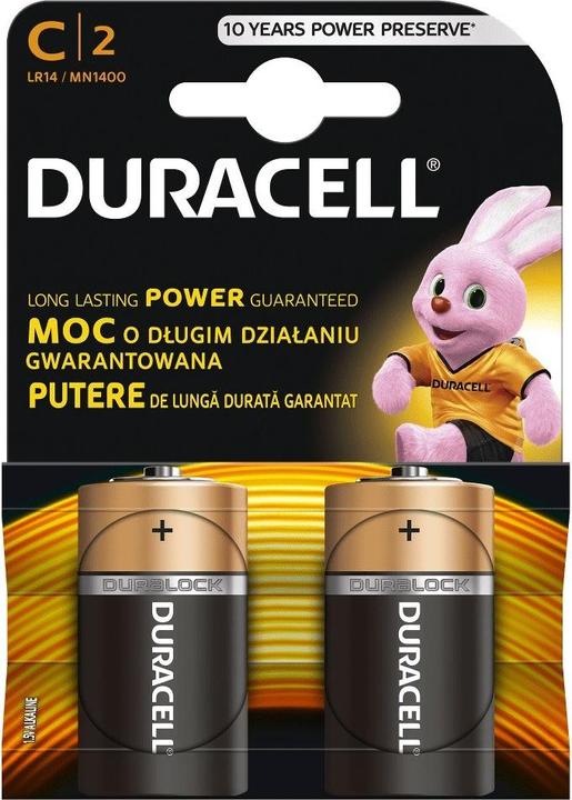 Image du produit Duracell 2 piles LR14 C jetables (2 pcs, C)