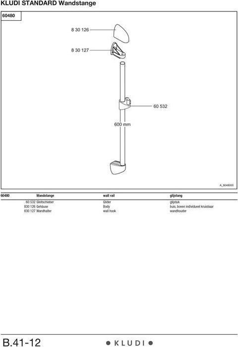 Actual product image Kludi Standard