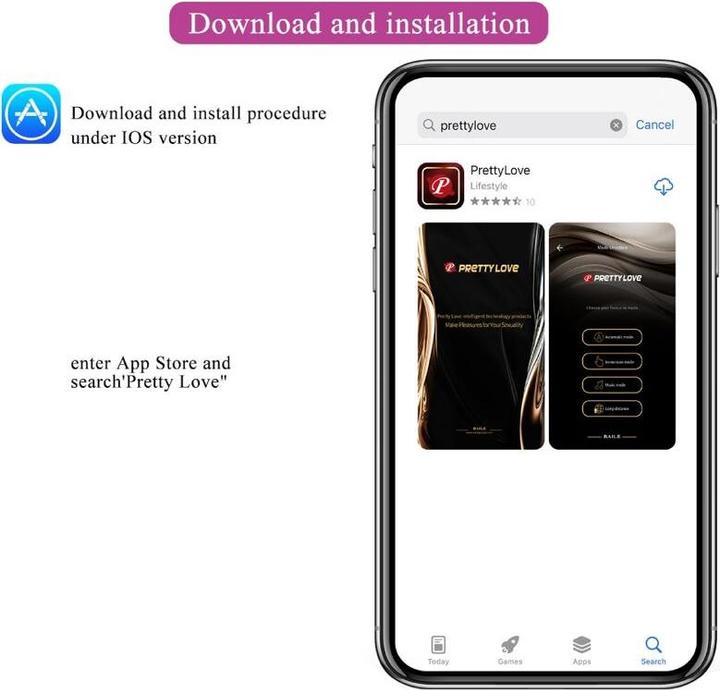 Produktbild Pretty Love Jayleen Vibrator Mit App-Fernbedienung Lila