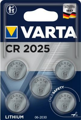 Immagine prodotto Varta Electronics CR2025 (5 pz., CR2025, 165 mAh)