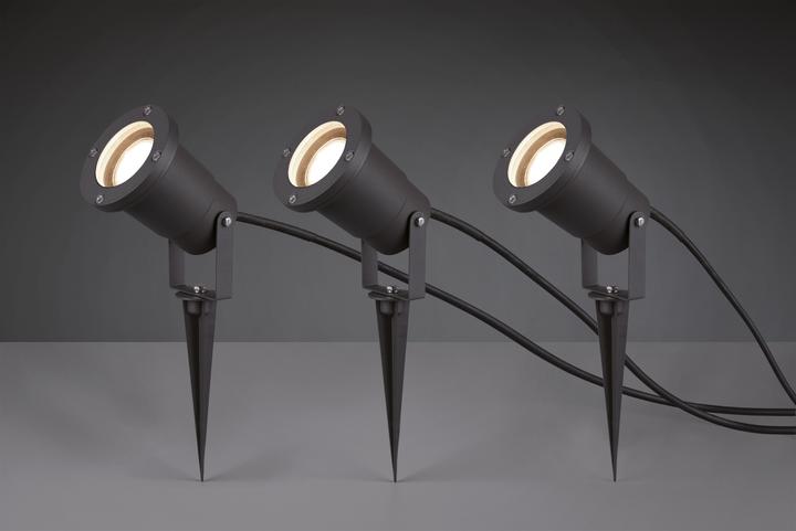 Trio 800260342 LED ground spike set of 3 3xGU10 (GU10, IP65)