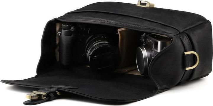 Actual product image Only-Bags.Store Leather messenger bag, camera bag for mirrorless, instant and DSLR cameras, travel bag (Camera shoulder bag)
