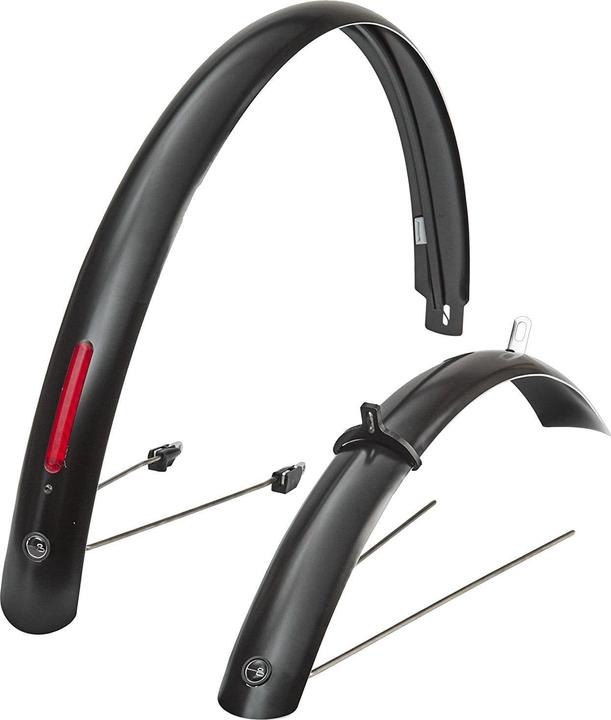 Curana CLite mudguard with Busch & Müller rear light 50mm - black (Front mudguard)