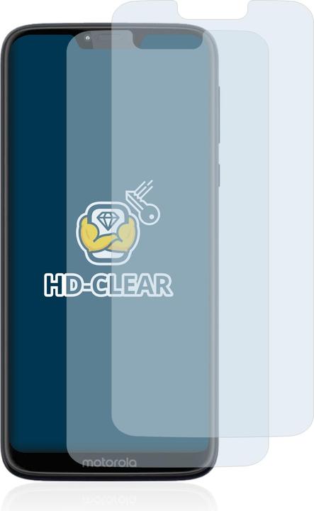 Produktbild BROTECT Schutzfolie Displayschutz Klar (2 Stück, Motorola Moto G7 Power)