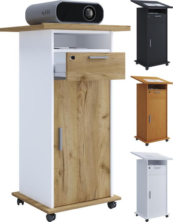 VCM Stand table beamer projector Neta with revolving door