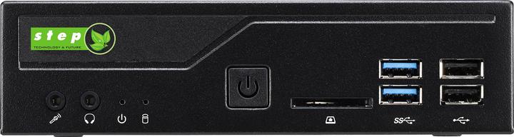 Produktbild Step PC Micro DS6010 inkl. Windows 11 Pro (6-Kern i5-10400 H410 8GB 256GB NVMe SSD 1x DP 1x HDMI) (8 GB, 256 GB)
