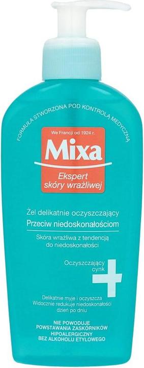 Actual product image Mixa Expert Scores Sensitive Cleansing Washing Gel Without Soap Against Imperfections To Score (Gel, 200 ml)