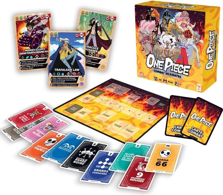 Immagine prodotto Topi games Gioco di carte di One Piece Battaglie di pirati *versione francese* (Francese)