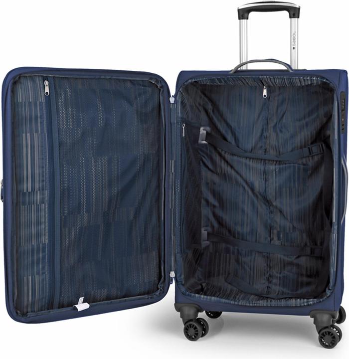 Actual product image Gabol Zambia 4-wheel suitcase set 3-piece with stretch fold (115 l, XL (from 140l))