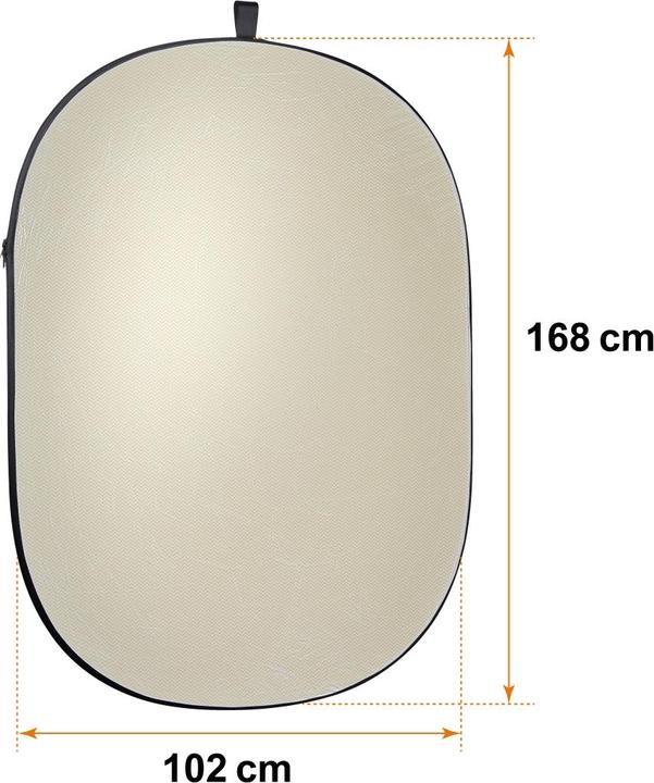 Produktbild Walimex 5in1 Faltreflektor Set wavy, 102x168cm (Faltreflektor, 102 cm)
