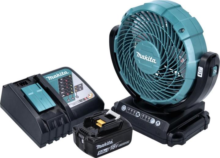 Produktbild Makita DCF 102 RT1 Akku Ventilator Lüfter 18 V 18 cm + 1x Akku 5,0 Ah + Ladegerät