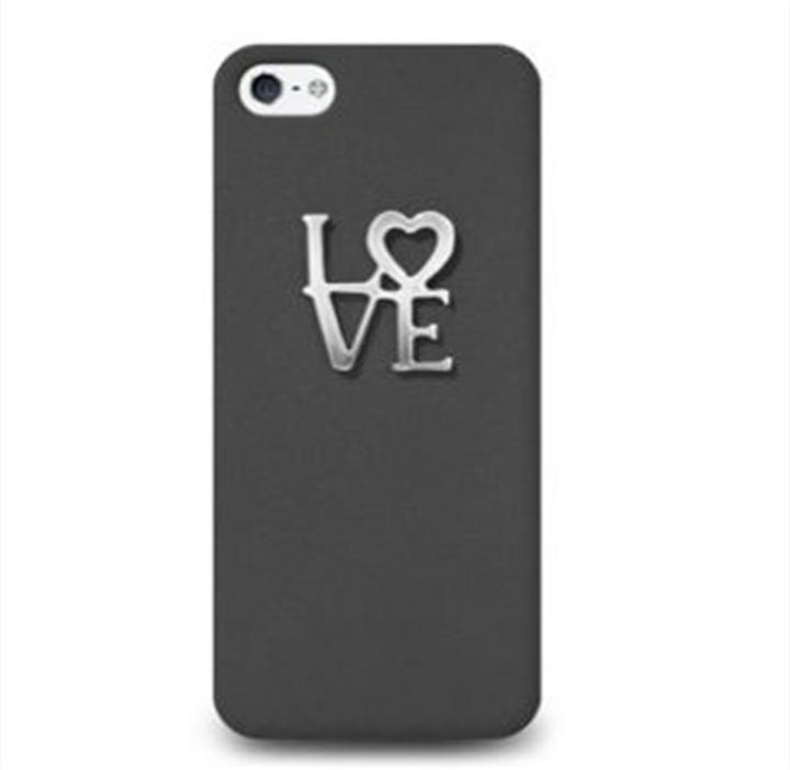Produktbild Ultra Case 'Love' Case für iPhone 5/5S/SE Schwarz (Apple iPhone 5s, Apple iPhone 5)