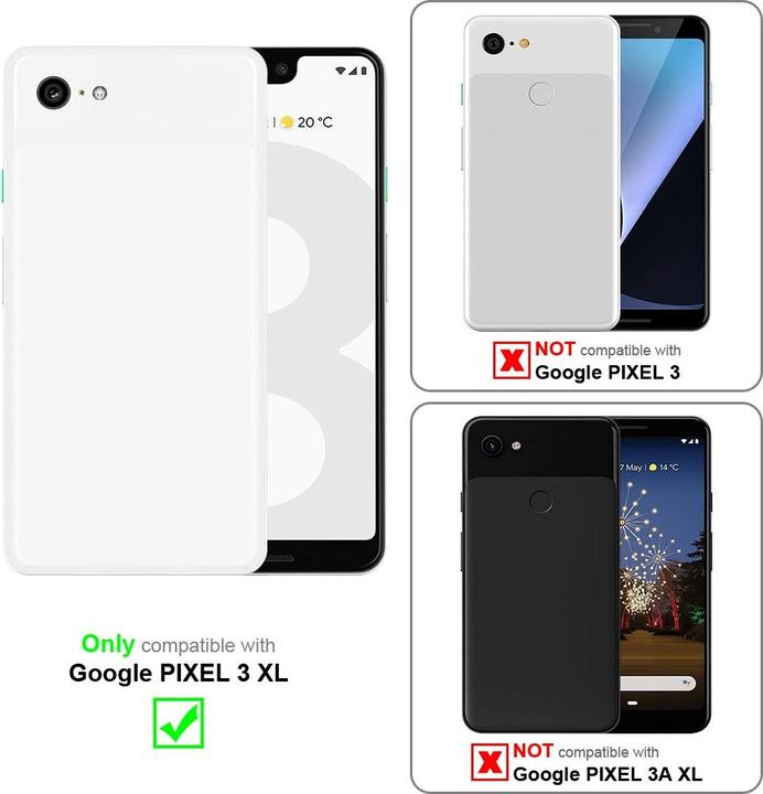 Actual product image Cadorabo Case for Google PIXEL 3 XL with belt clip (Google Pixel 3 XL)