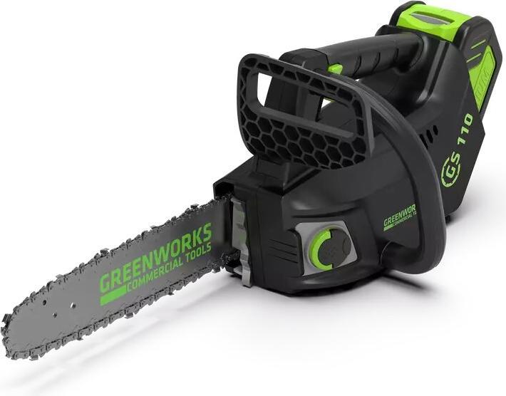 Image du produit Greenworks GD40TCS 40V grandininis pjūklas 10″ (be akumuliatoriaus ir kroviklio) (Tronçonneuse à batterie)