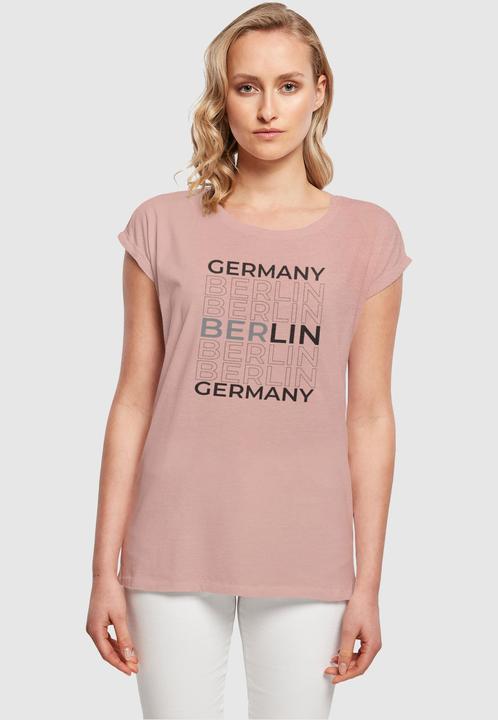Actual product image Merchcode Ladies Berlin Extended Shoulder Tee - 112473 (S)
