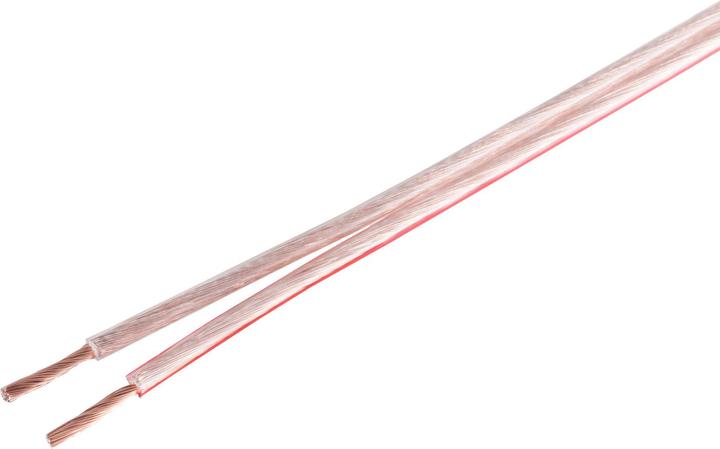 Produktbild Shiverpeaks BLANKO Lautsprecherkabel CCA 50 Meter klar 2 x 0,75 mm2 (50 m, 0.75 mm²)